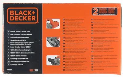 BLACK & DECKER Scie circulaire CS1250L-QS - 1250 W