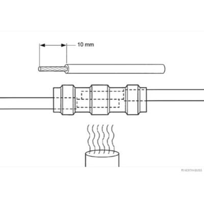 HERTH+BUSS krimpverbinder "soldeerhuls solder connector red 2.7mm