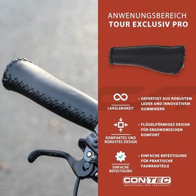 CONTEC handvatten "tour exclusiv pro" ct grips tour exc. pro 135 mm, coffee
