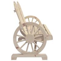 Tuinstoel 2-zits Adirondack massief vurenhout - thumbnail