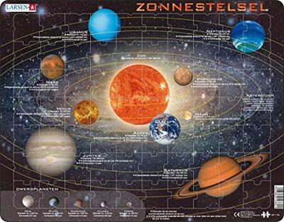 Selecta Larsen legpuzzel het zonnestelsel, 70st.