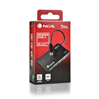 Muis NGS INFINITY-RB USB 3.0 USB A 3.2 Gen 1 (3.1 Gen 1) x 4