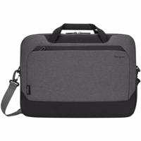 Targus CypressEco notebooktas 39,6 cm (15.6 ) Aktetas Zwart, Grijs - thumbnail