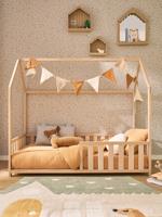 Kinderbed CABANE 70x140 hout - thumbnail