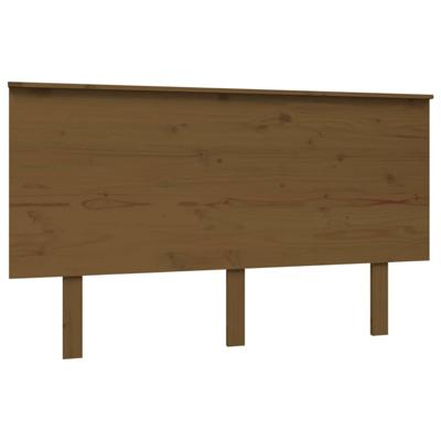 Hoofdbord 139x6x82,5 cm massief grenenhout honingbruin