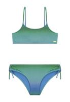 Shiwi Zomer bikini meisjes - groen glitter - Liv - scoop set - thumbnail