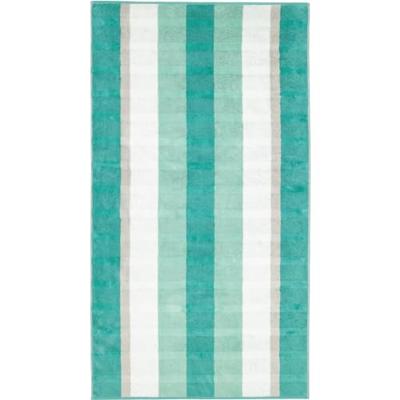 Cawö Cawo Noblesse Stripes Badlaken 80x150 smaragd