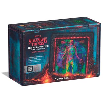 Clementoni Stranger Things Metamorphic Art Collection puzzel Vecna's Curse - 520 stukjes