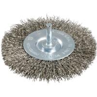 Metabo ronde borstel round brush with 6mm shaf d=75mm steel - thumbnail