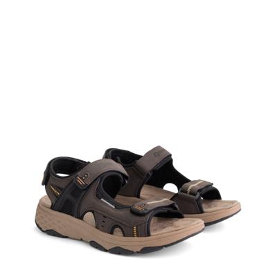 Travelin' Men - Straps ankle - Donkerbruin - Maat 41