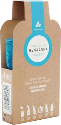 Ben & Anna Showergel flakes blue basil 2 Stuks