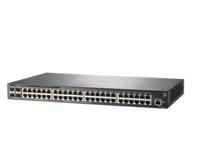 Aruba 2930F 48G 4SFP+ - Switch - L3 - Beheerd - 48 x 10/100/1000 + 4 x 1 Gigabit / 10 Gigabit SFP+ (uplink) - rack-uitvoering - thumbnail