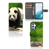 Samsung Galaxy A54 5G | Telefoonhoesje | Met pasjeshouder | Panda - thumbnail