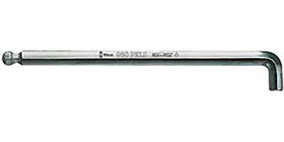 Wera 950 PKLS Stiftsleutel, Metrisch, Verchroomd, Hex-Plus, 8.0 mm - 1 stuk(s) - 05022047001