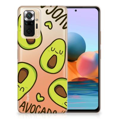 Xiaomi Redmi Note 10 Pro Telefoonhoesje met Naam Avocado Singing Xiaomi Redmi Note 10 Pro Telefoonhoesje met Naam Avocado Singing