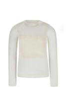 Like Flo winter velvet mesh top meisjes teens - beige - voering - thumbnail