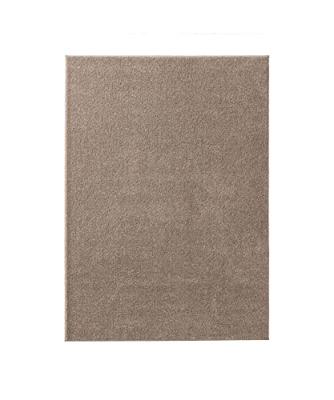 Tapeso Effen vloerkleed Qualis - taupe - 80x250 cm