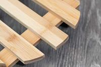 Metafranc WU0825330 Plantentrolley Bamboe Laadvermogen (max.): 60 kg 74 mm Aantal rollers 4 - thumbnail