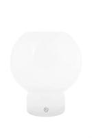 Zusss Glazen Bolvaas 17x19cm Wit - thumbnail