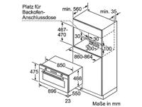 Bosch Serie 6 VBC5580S0 oven Elektrische oven 85 l A+ Roestvrijstaal - thumbnail