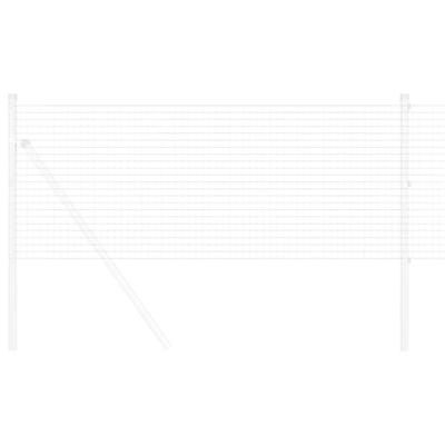 Gelaste draadhek Zilver 0,5 x 50 m Staal