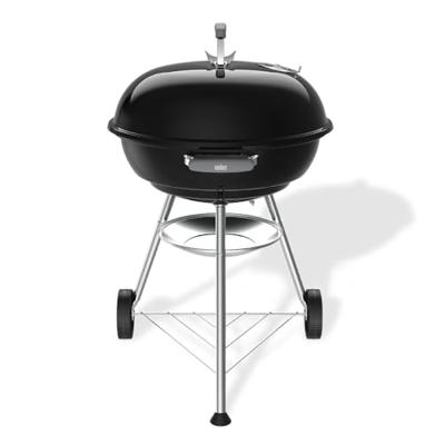 Weber Compact Kettle Houtskoolbarbecue - Ø57 cm - Geëmailleerd staal - Ventilatieopening - 9 couverts - Zwart