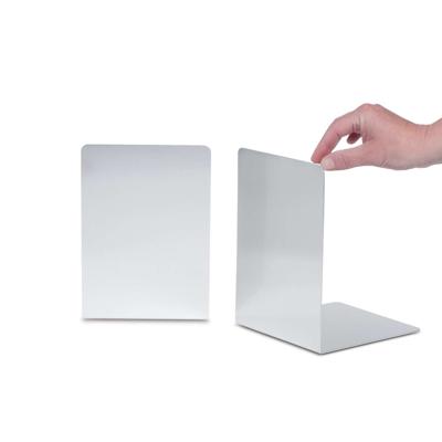 Boekensteun maul 16x15x21cm aluminium zilver