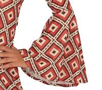 Disco Jurkje Dames Ruiten Psychedelisch - thumbnail