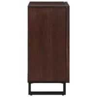 Dressoir 60x34x75 cm massief mangohout bruin - thumbnail