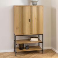 Bendt Opbergkast 'Lisette' Eikenhout, 140 x 80cm - thumbnail