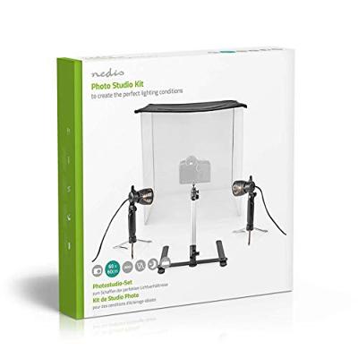 Nedis Fotostudioset | 400 lm | Opvouwbaar | Inclusief reistas | Zwart | 1 stuks - SKT012WT SKT012WT Nedis Fotostudioset | 400 lm | Opvouwbaar | Inclusief reistas | Zwart | 1 stuks - SKT012WT SKT012WT
