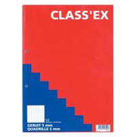 Class'ex cursusblok, geruit 5 mm, blok van 100 vel - thumbnail