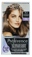 L'Oréal Paris Préférence Cool Blondes 7.1 As Middenblond - thumbnail