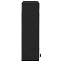 Badkamerspiegelkast Zwart eiken 64 x 20 x 67 cm Bewerkt hout - thumbnail