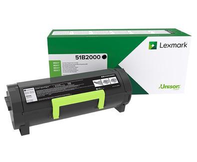 Tonercartridge lexmark 51b2000 zwart