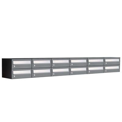 Allux Hive Set 6-Breed, 2-Hoog Antraciet - 40030065_6x2 Allux Hive Set 6-Breed, 2-Hoog Antraciet - 40030065_6x2