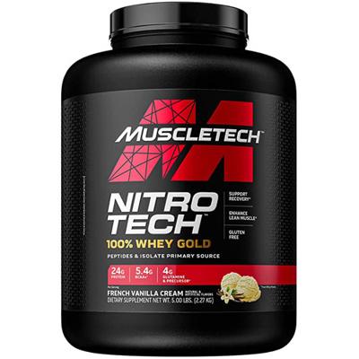 MuscleTech Nitro Tech 100% Whey Gold French Vanilla Flavour (2270 g)