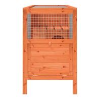 VidaXL Konijnenhok 103x44x69,5 cm massief grenenhout bruin - thumbnail