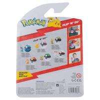 Pokemon Figure - Scorbunny + Premier Ball (Clip 'n' Go) - thumbnail