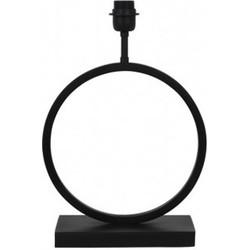 Light & Living Tafellamp 'Liva' 42cm, kleur Mat Zwart (excl. kap)