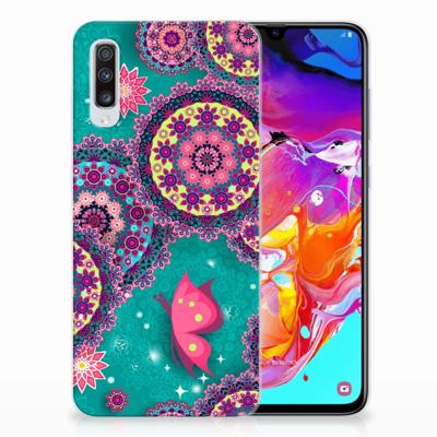 Samsung Galaxy A70 | Hoesje maken | Cirkels en Vlinders
