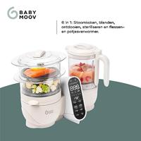 Multifunctionele keukenrobot Nutribaby + van BABYMOOV beige - thumbnail