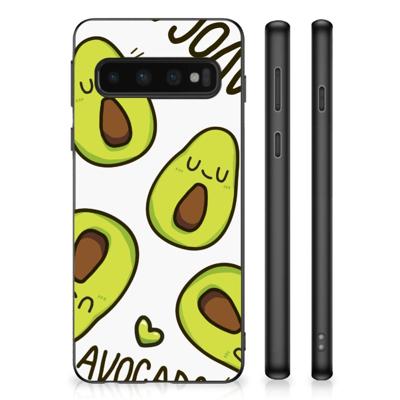 Samsung Galaxy S10 | Bumper Hoesje | Avocado Singing Samsung Galaxy S10 | Bumper Hoesje | Avocado Singing