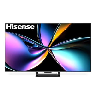 Hisense 65U7Q TV 65 inch, 4K mini led ULED, Smart TV, Hi-View AI Engine, 144Hz Game Mode Pro, FreeSync Premium, ingebouwde subwoofer, Dolby Vision IQ Atmos, Airplay, spraakherkenning [2025]