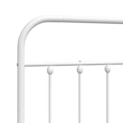 Hoofdbord metaal wit 160 cm