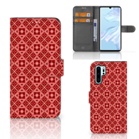 Huawei P30 Pro | Telefoon Hoesje | Batik Rood - thumbnail