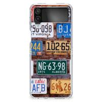 Samsung Galaxy Z Flip 4 | Siliconen hoesje | met foto Kentekenplaten - thumbnail