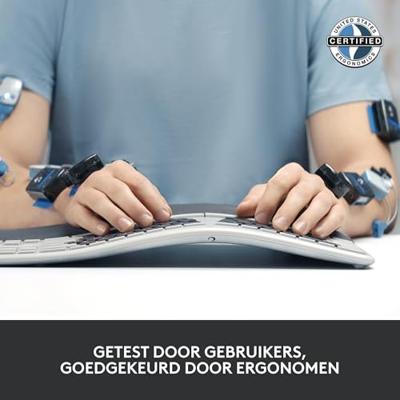 Logitech K860 ERGO Keyboard toetsenbord - thumbnail