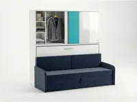 Eenpersoons bedkast Academy Koudschuim matras HR60 - tot 120 KG - thumbnail