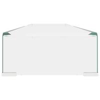 TV-meubel/monitorverhoger transparant 120x30x13 cm glas - thumbnail